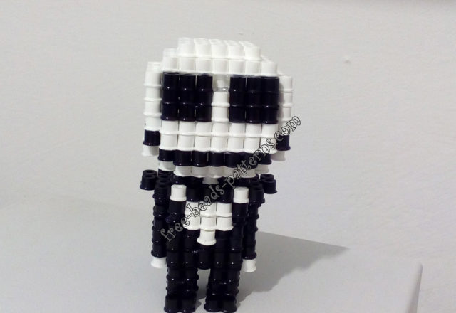 3D Halloween Hama Beads Jack Skellington Nightmare Before Christmas (5)