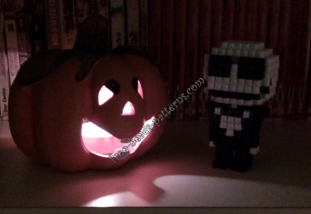 3D Halloween Hama Beads Jack Skellington Nightmare Before Christmas (8)