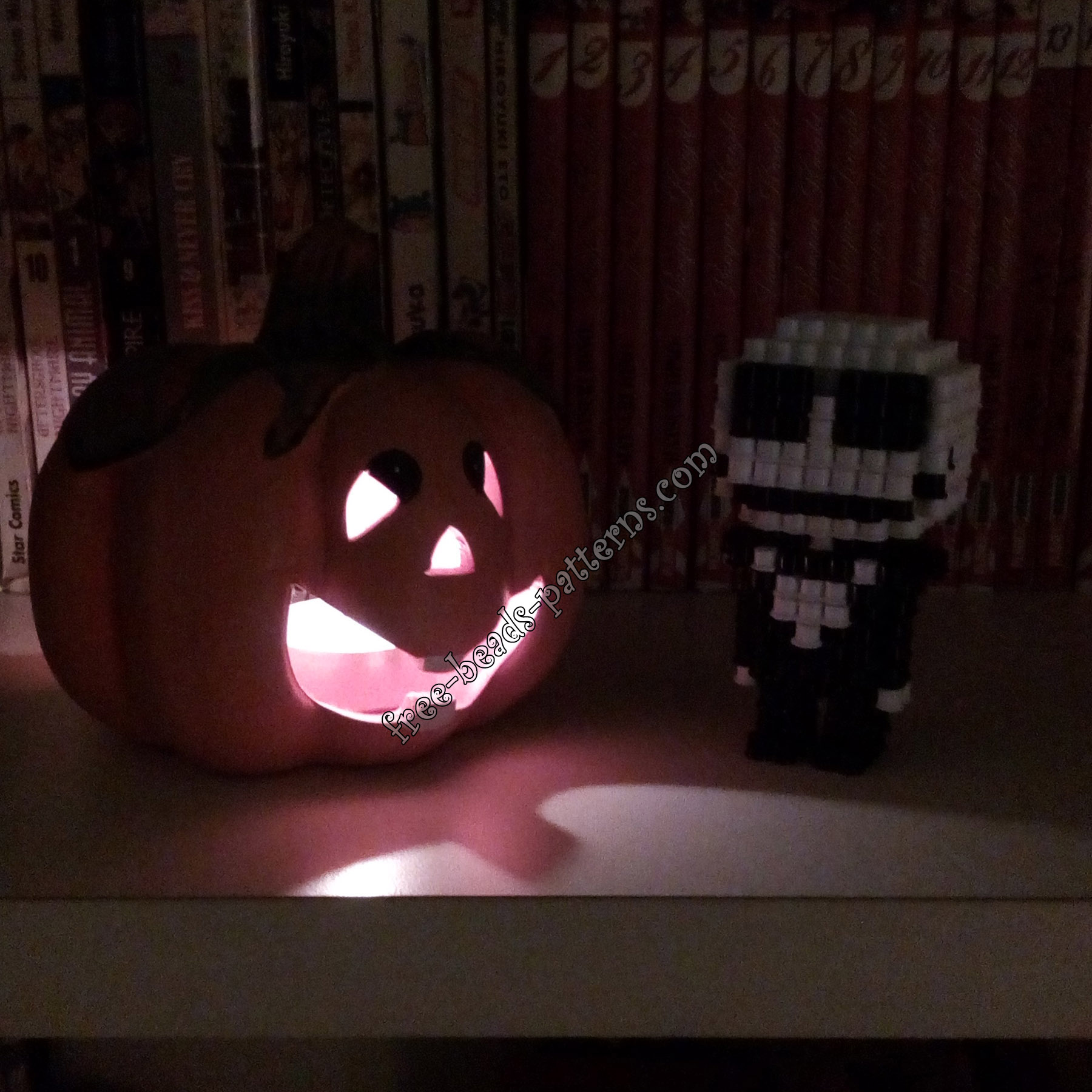 3D Halloween Hama Beads Jack Skellington Nightmare Before Christmas (8)