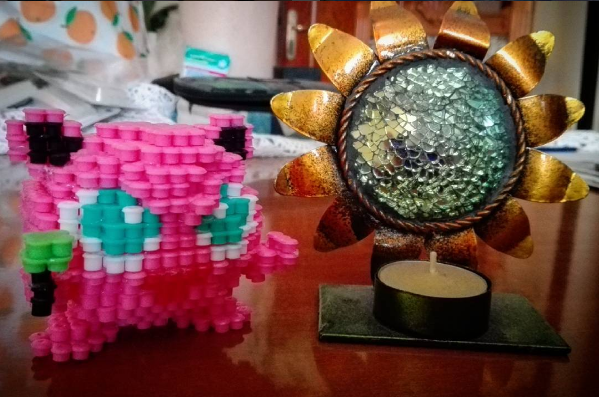 3D Hama Beads Artkal Beads Bulbasaur Jigglypuff and Dratini by Instagram Follower mikymiky2903 (2)