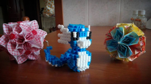 3D Hama Beads Artkal Beads Bulbasaur Jigglypuff and Dratini by Instagram Follower mikymiky2903 (3)