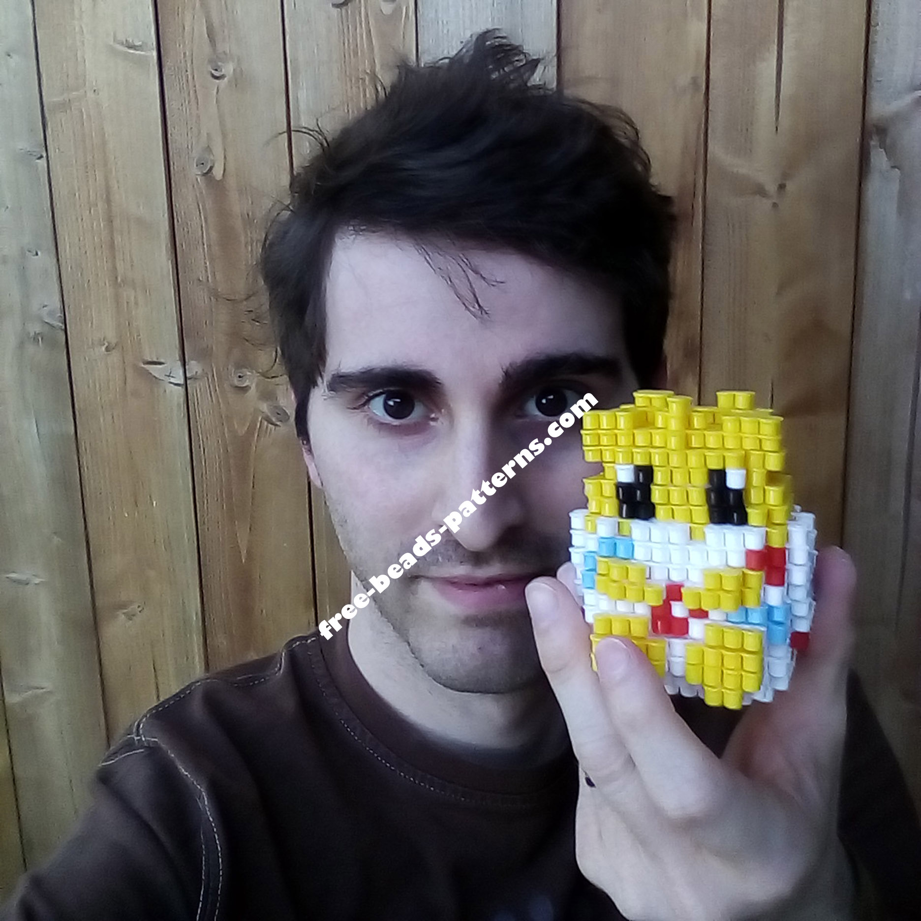 3D Hama Beads Perler Artkal Pokemon Togepi work photos (10)