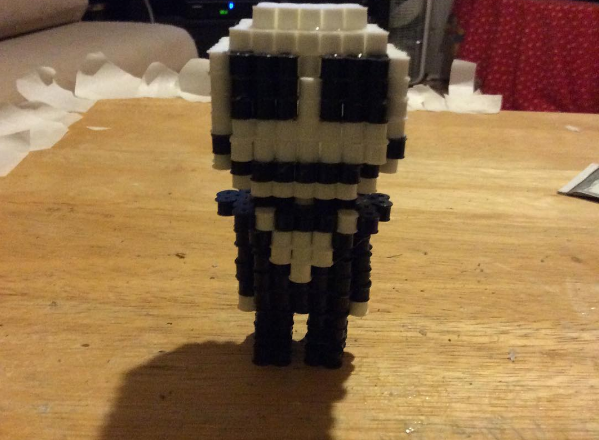 3D Perler beads Jack Nightmare Before Christmas by Instagram Follower smokin_beads