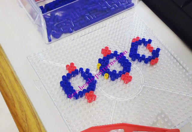 3D Super Mario perler beads melty beads work photos by Bill (1)
