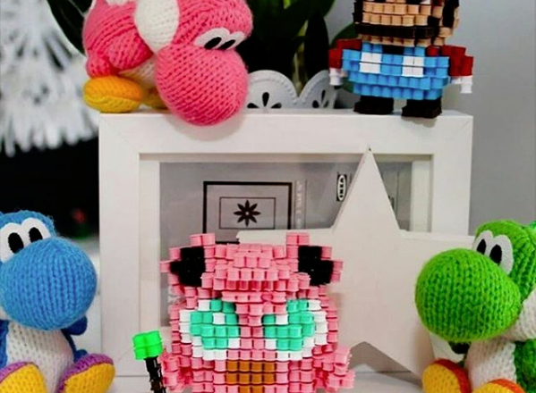 3D perler beads Pokémon Jigglypuff photos by Instagram follower sabrinaslife2 (2)