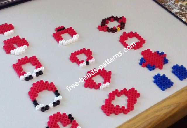 3D perler beads Shy Guy from Super Mario work photos (1)