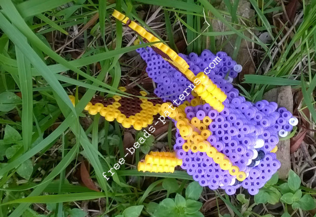 3D perler beads hama beads Spyro The Dragon PlayStation 1 (16)
