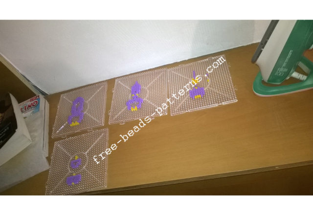 3D perler beads hama beads Spyro The Dragon PlayStation 1 (2)