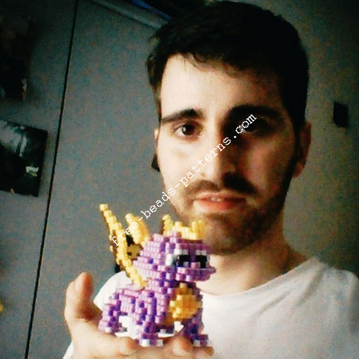3D perler beads hama beads Spyro The Dragon PlayStation 1 (20)