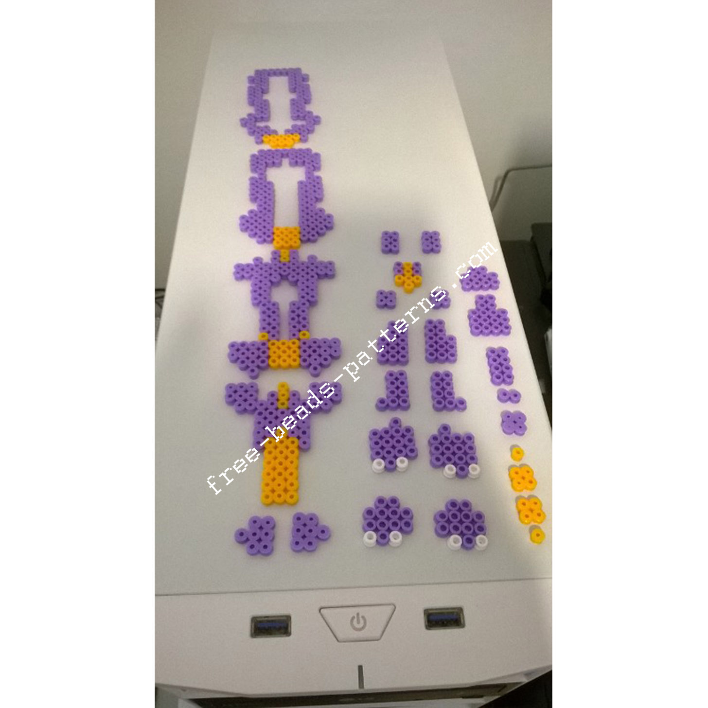 3D perler beads hama beads Spyro The Dragon PlayStation 1 (3)