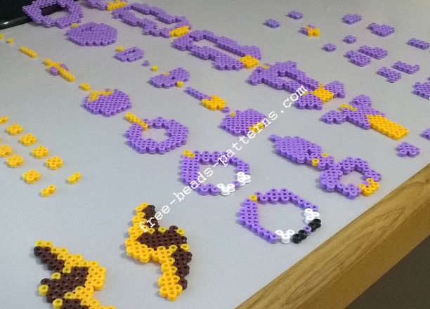 3D perler beads hama beads Spyro The Dragon PlayStation 1 (4)