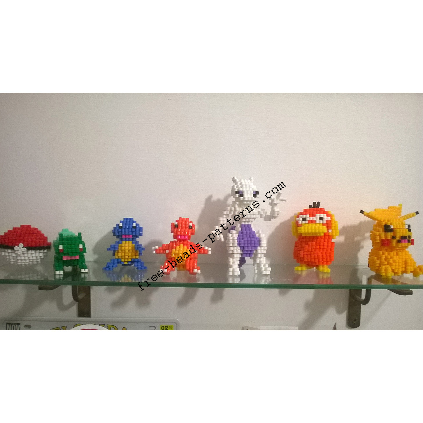 All Pokemon together 3D perler beads new photo