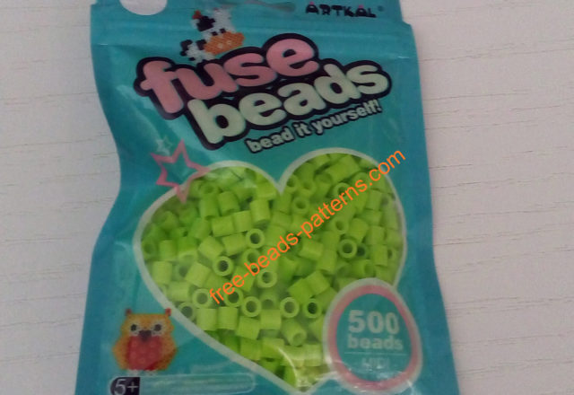 Arkal fuse beads hard midi beads green 500