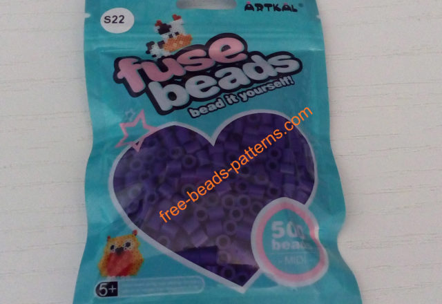 Arkal fuse beads hard midi beads violet 500