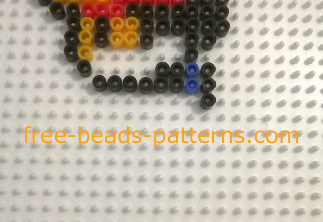 Ash Pokemon trainer perler beads work photos Author Bill (1)