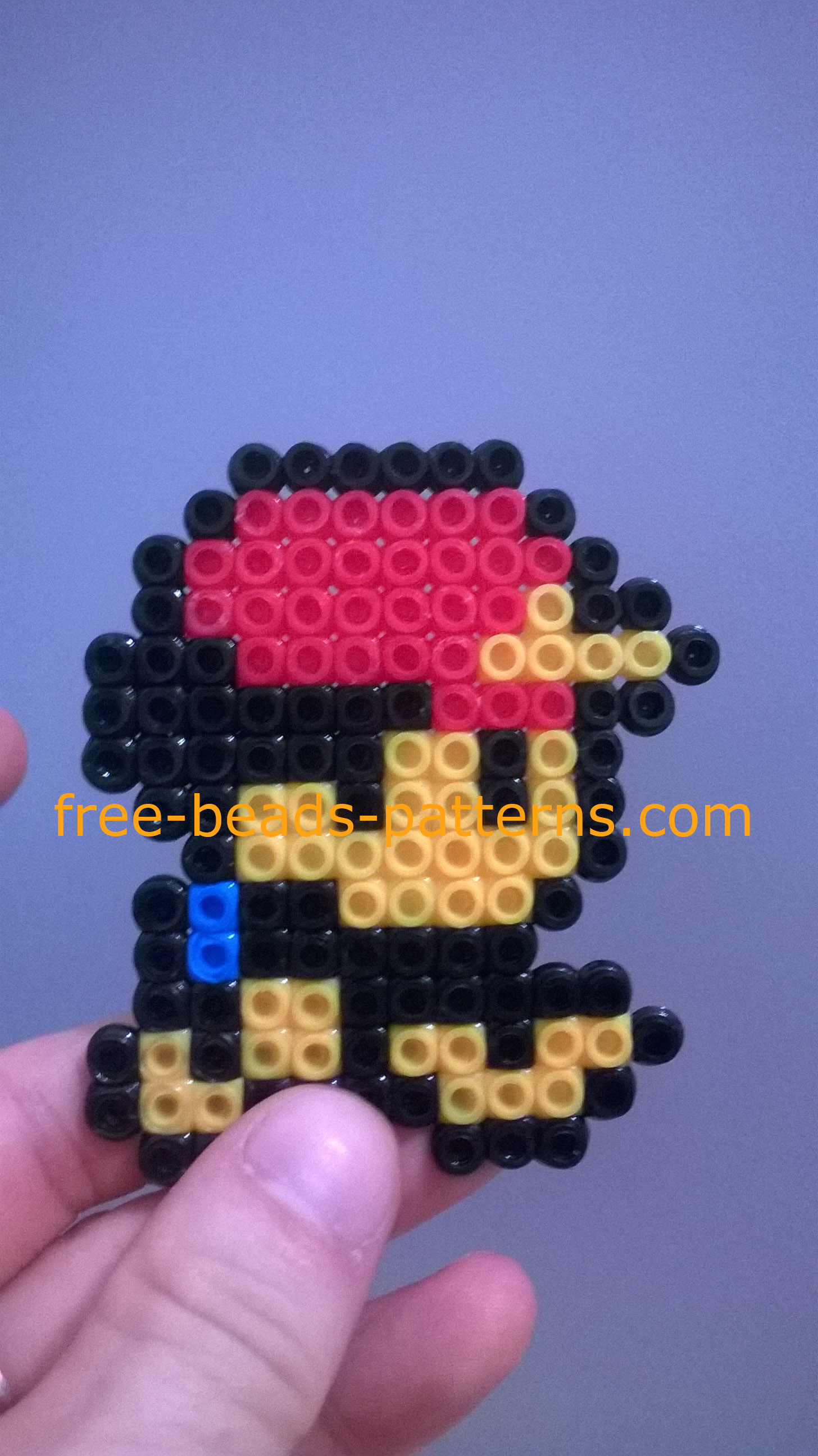 Ash Pokemon trainer perler beads work photos Author Bill (3)