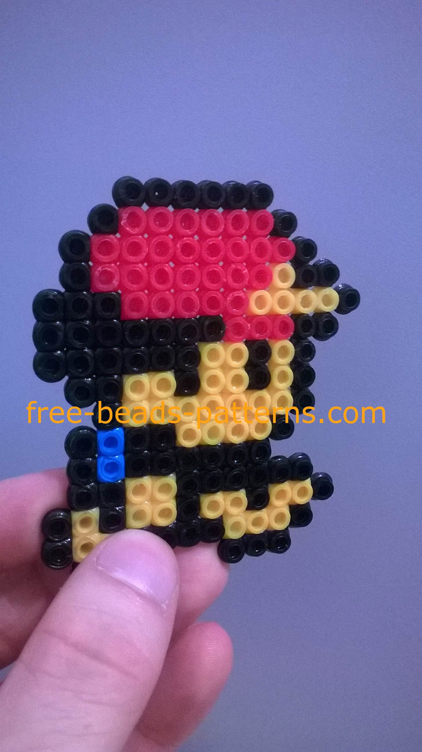 Ash Pokemon trainer perler beads work photos Author Bill (4)