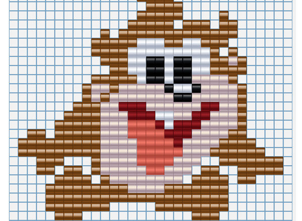 Baby Tasmanian Devil Taz free perler beads Hama Beads Pyssla design for children