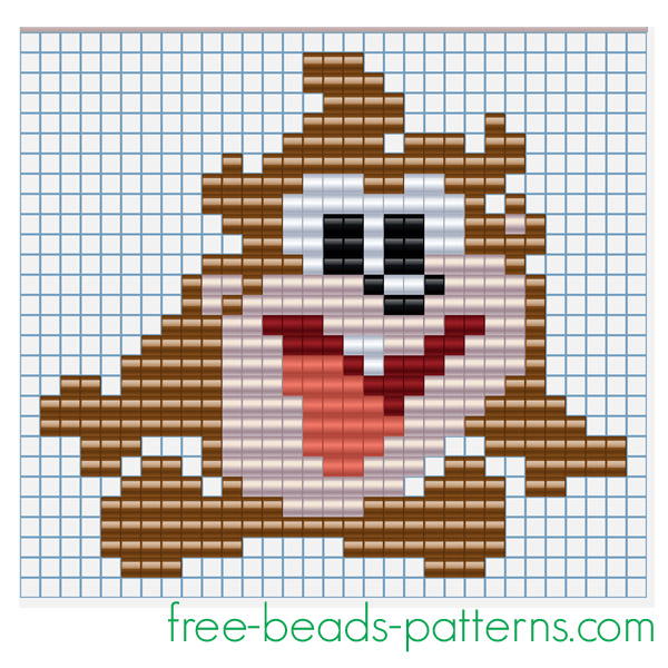 Baby Tasmanian Devil Taz free perler beads Hama Beads Pyssla design for children