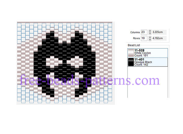 Batman Superhero mask for children free perler beads fuse beads pattern design download
