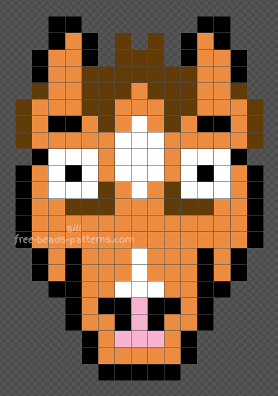 BoJack Horseman Netflix free Hama Beads design 15x22