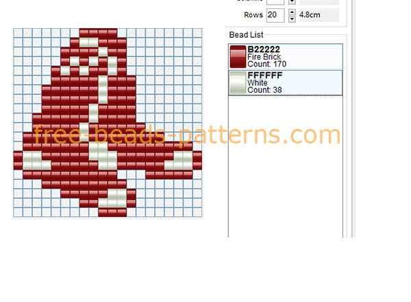 Boston Red Sox MLB baseball team logo free perler beads pattern beading ideas