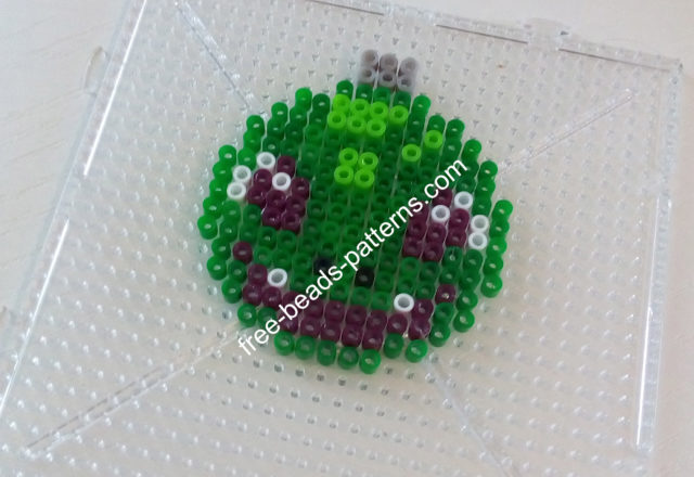 Bulbasaur Christmas Ball Hama Beads Perler Pyssla