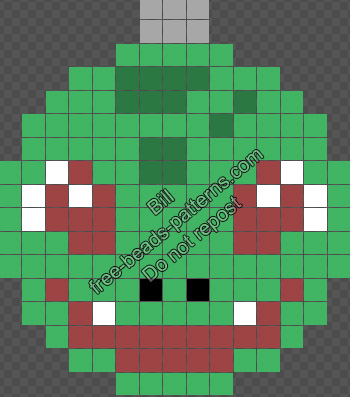 Perler Bulbasaur Christmas- Made with hama beads by AlyashiCrafts on  DeviantArt