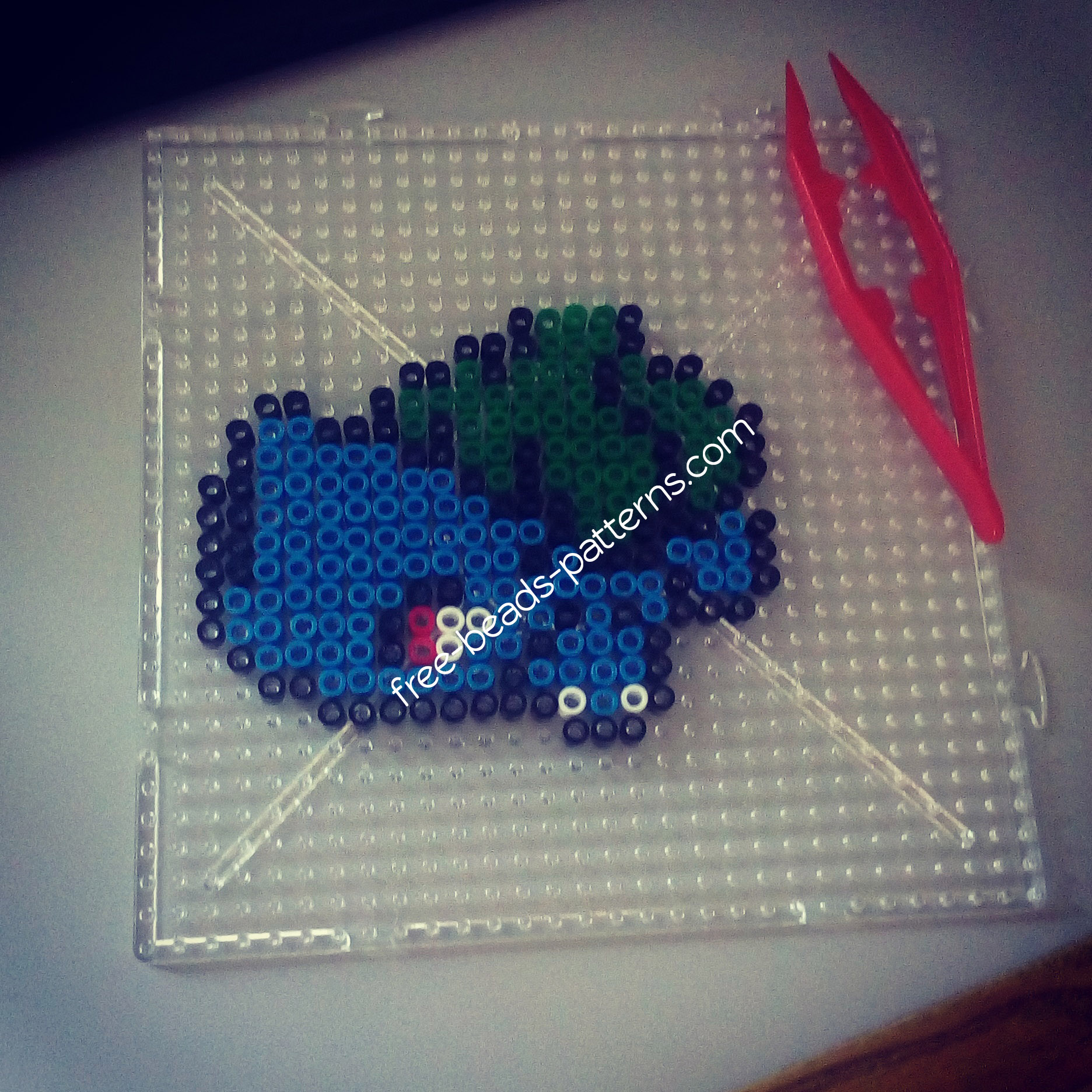 Bulbasaur beadsprite work photo