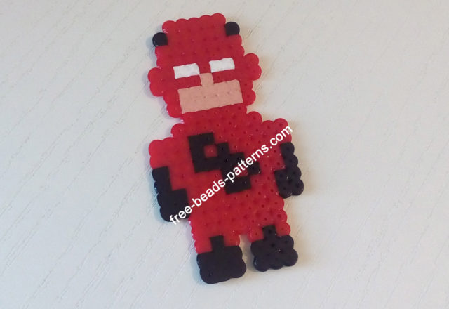 Daredevil Marvel Superhero Hama Beads Perler