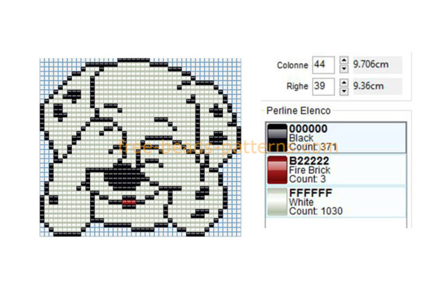 Disney 101 Dalmatians do not kiss me free Hama Beads perler beads pattern baby toys idea