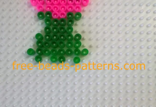 Disney Fairy Tinker Bell Ikea Pyssla perler beads work photos (2)