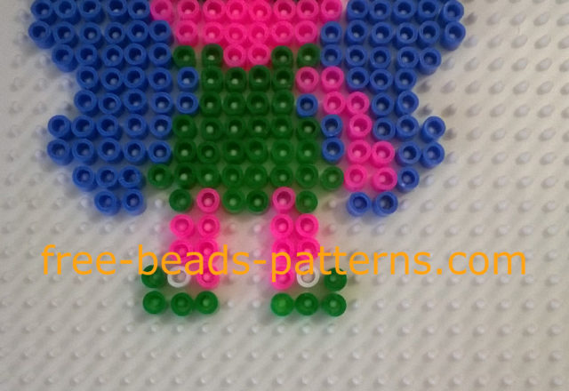 Disney Fairy Tinker Bell Ikea Pyssla perler beads work photos (4)