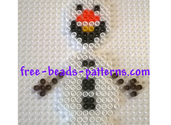 Disney Frozen Olaf Pyssla perler beads work photos author Bill (1)