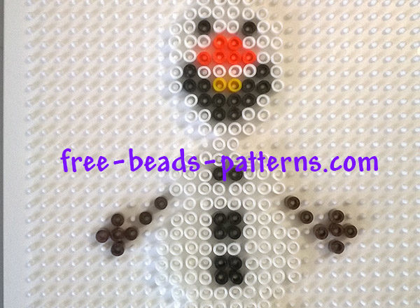 Disney Frozen Olaf Pyssla perler beads work photos author Bill (3)