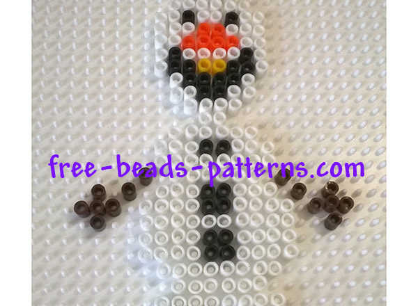 Disney Frozen Olaf Pyssla perler beads work photos author Bill (4)