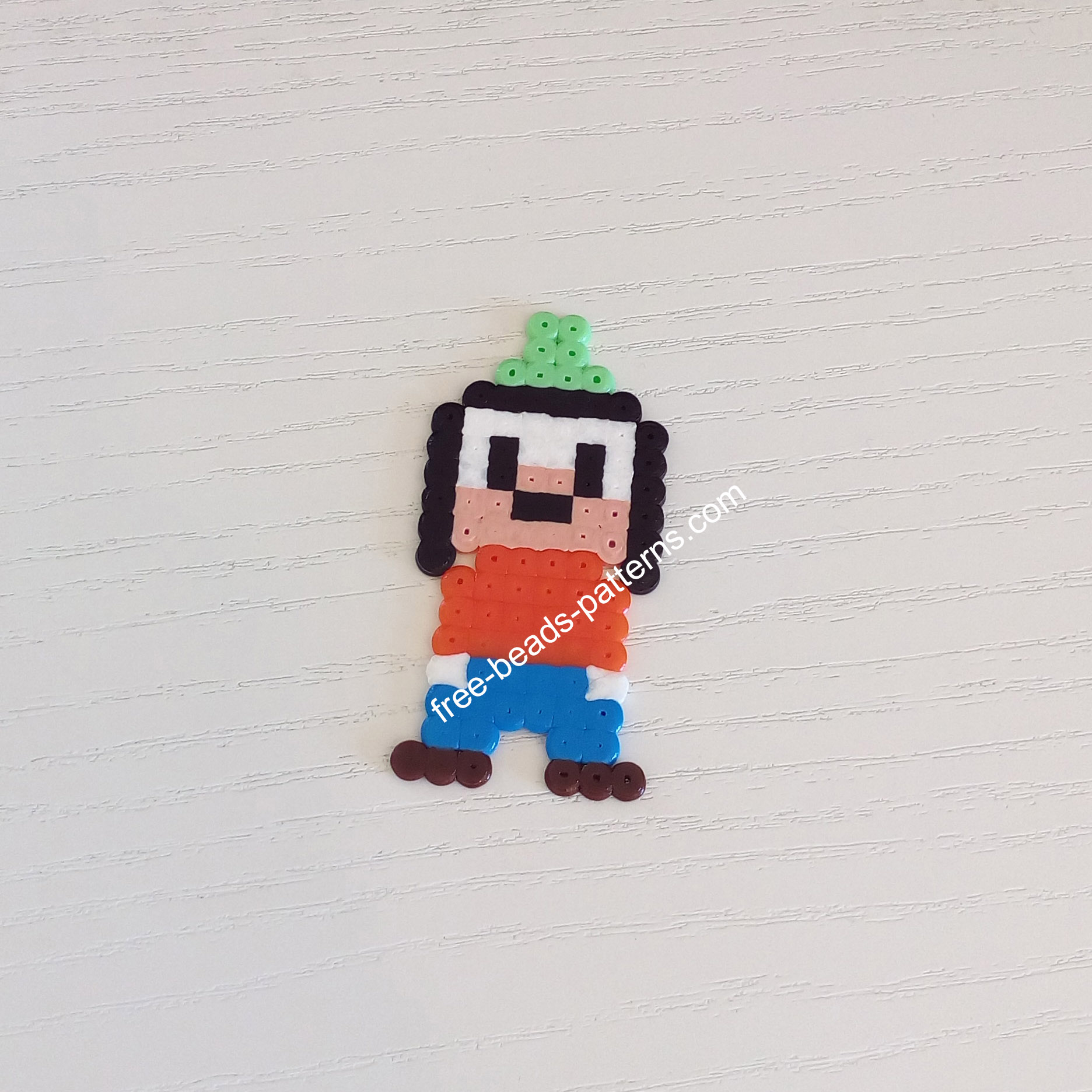 Disney Goofy Hama Beads Perler Artkal work photo