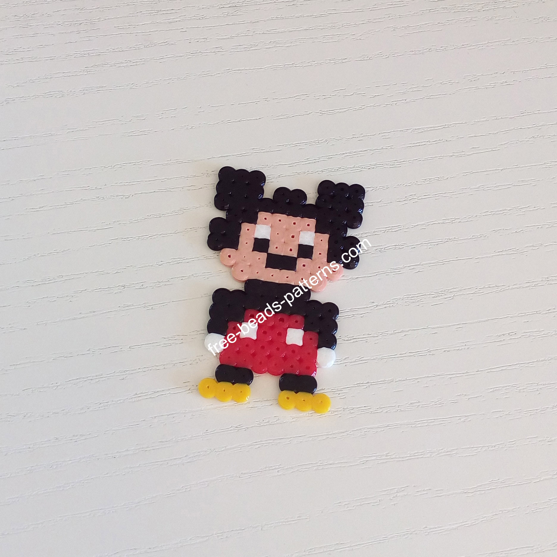 Disney Mickey Mouse Hama Beads Perler Artkal work photo