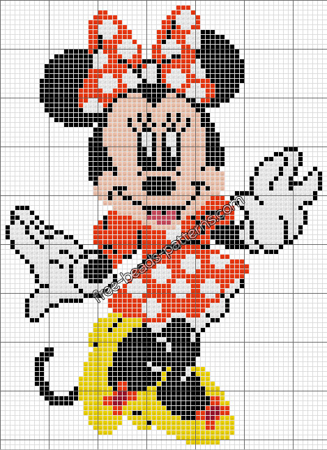 20+ Minnie Perler Bead Pattern