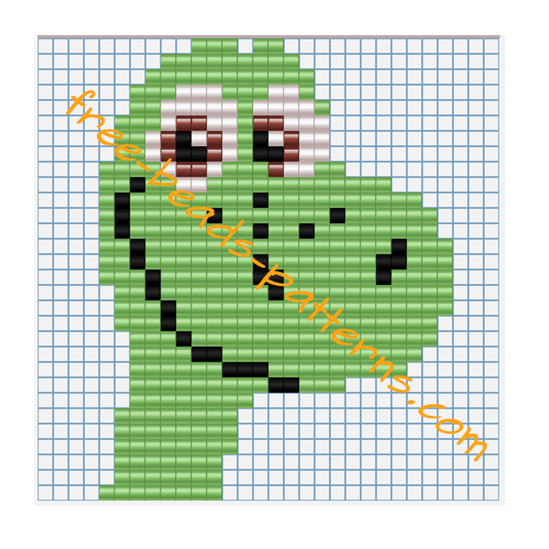 Disney The Good Dinosaur Arlo free perler beads pattern iron beads glue beads Hama Beads