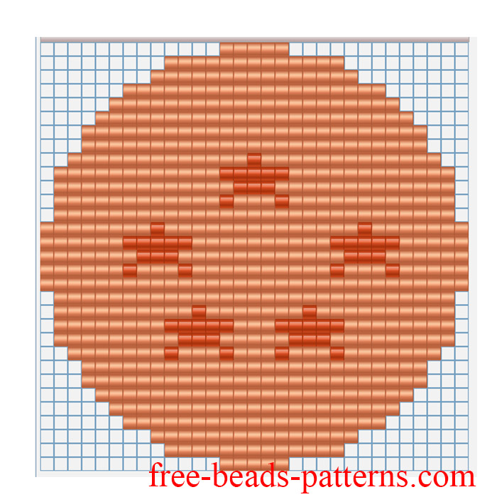 Dragon Balls free iron beads patterns for kids (5)