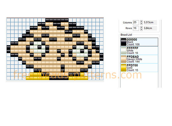 Family Guy cartoon Stewie free Hama Beads perler beads pixel beads pattern