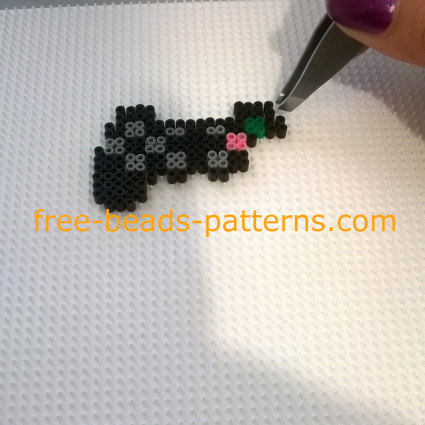Finished work photos perler beads Hama Beads PS3 controller (2)