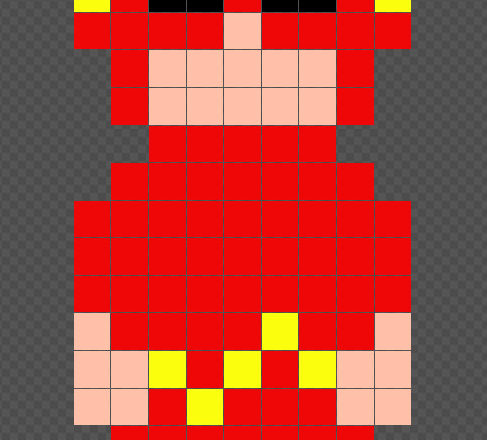 Flash free Hama Beads pattern 11x21