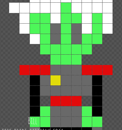 Fused Zamasu free Artkal Beads Dragonball pattern 10x20