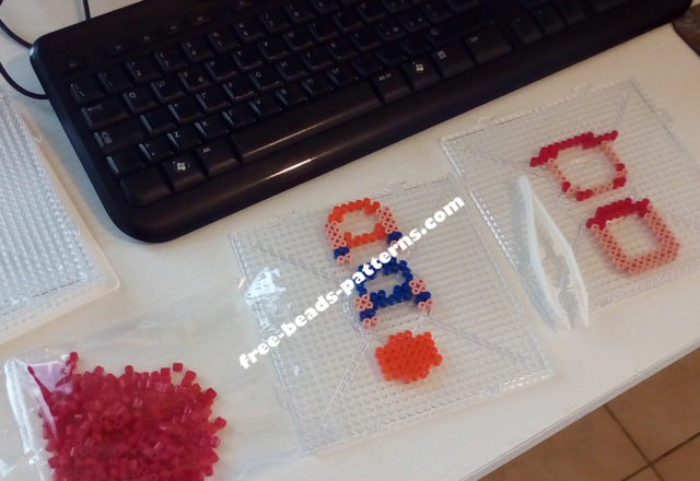 Goku Dragonball 3D Hama Beads Perler Artkal photos (1)