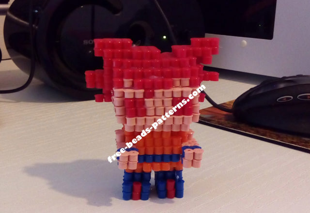 Goku Dragonball 3D Hama Beads Perler Artkal photos (6)