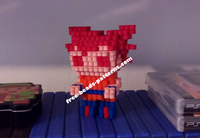 Goku Dragonball 3D Hama Beads Perler Artkal photos (9)