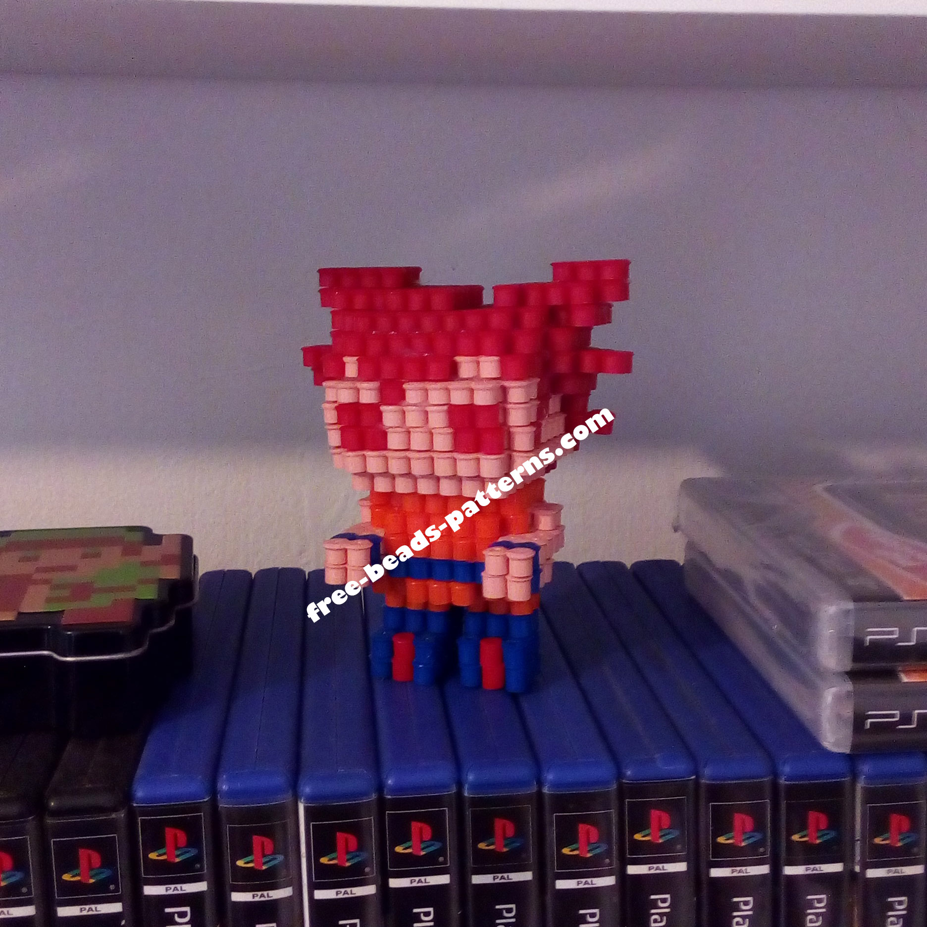 Goku Dragonball 3D Hama Beads Perler Artkal photos (9)