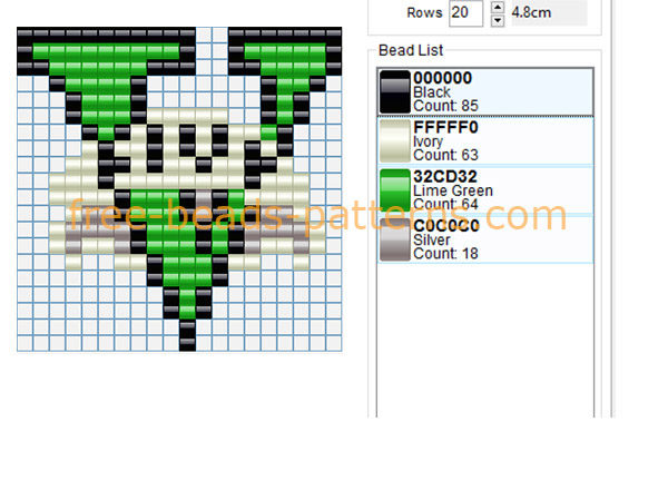 Grand Theft Auto V logo perler beads pattern free download keychain necklace boy idea